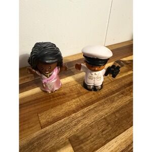 Fisher-Price Little People President and Captain Figures Lot of 2 Toddler Toys